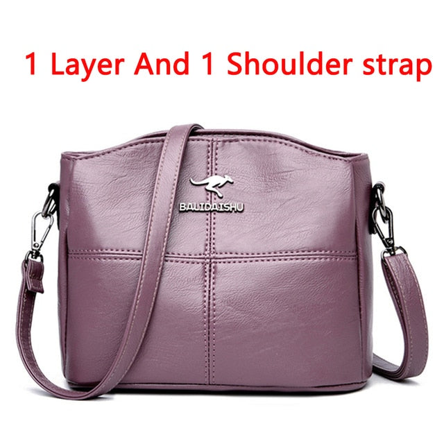 High Quality Soft PU Leather Shoulder Crossbody Bags for Women - foxberryparkproducts