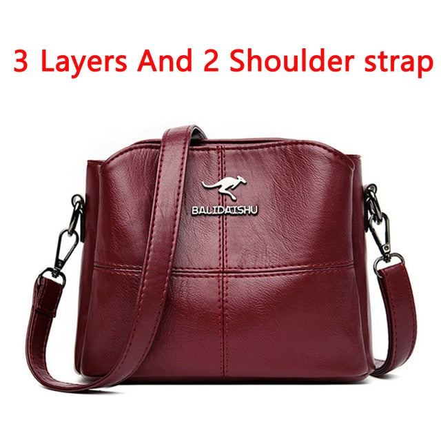 High Quality Soft PU Leather Shoulder Crossbody Bags for Women - foxberryparkproducts