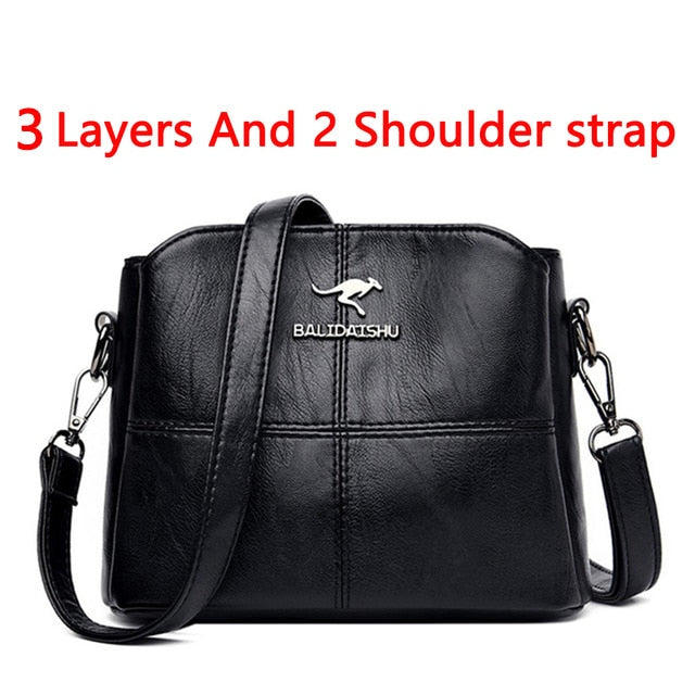 High Quality Soft PU Leather Shoulder Crossbody Bags for Women - foxberryparkproducts