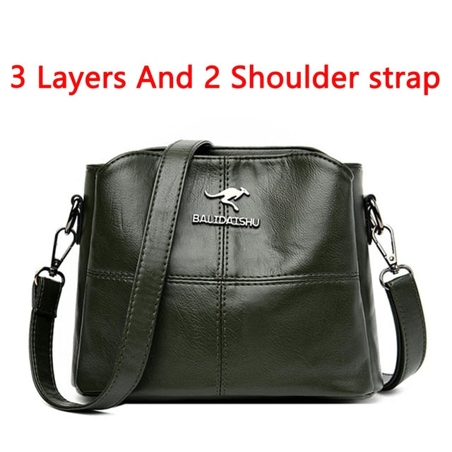 High Quality Soft PU Leather Shoulder Crossbody Bags for Women - foxberryparkproducts