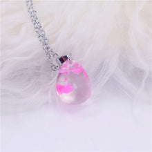 Load image into Gallery viewer, Chic Transparent Resin Rould Ball Moon Pendant Necklace - foxberryparkproducts
