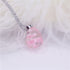 Chic Transparent Resin Rould Ball Moon Pendant Necklace - foxberryparkproducts