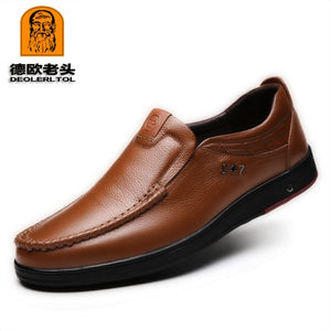 Men's  Genuine Leather Shoes Size 38-47 - foxberryparkproducts