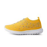 Women Flats Sneakers Crystal Fashion - foxberryparkproducts