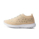 Women Flats Sneakers Crystal Fashion - foxberryparkproducts