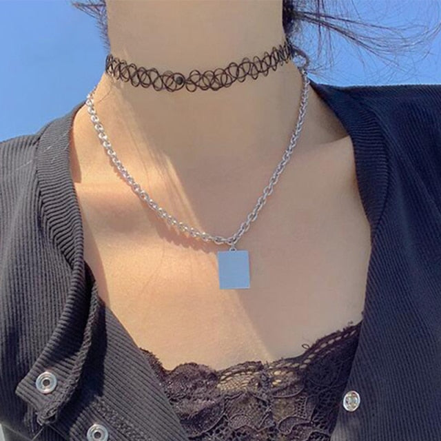 Necklace Butterfly Choker Fashionable Golden Chain Layered    ID  A112 - 1151 - foxberryparkproducts