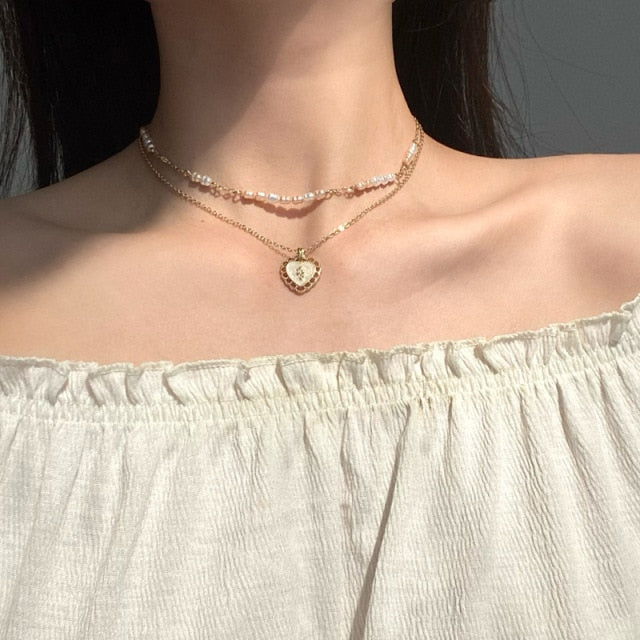 Necklace Butterfly Choker Fashionable Golden Chain Layered    ID  A112 - 1151 - foxberryparkproducts