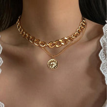 Load image into Gallery viewer, Necklace Butterfly Choker Fashionable Golden Chain Layered    ID  A112 - 1151 - foxberryparkproducts
