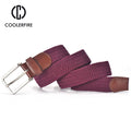 Men Women Casual Knitted Woven Canvas Elastic Expandable Braided Stretch Belts - foxberryparkproducts