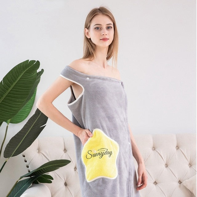 Gifts  New Wearable Bath Towel Superfine Fiber Soft and Absorbent  ID A212 - 2101 - foxberryparkproducts