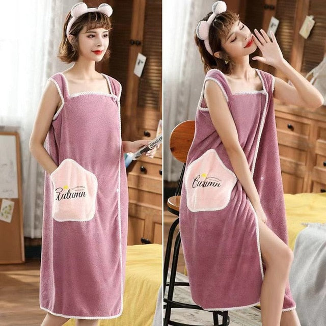 Gifts  New Wearable Bath Towel Superfine Fiber Soft and Absorbent  ID A212 - 2101 - foxberryparkproducts