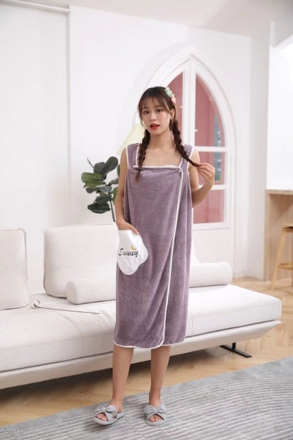 Gifts  New Wearable Bath Towel Superfine Fiber Soft and Absorbent  ID A212 - 2101 - foxberryparkproducts