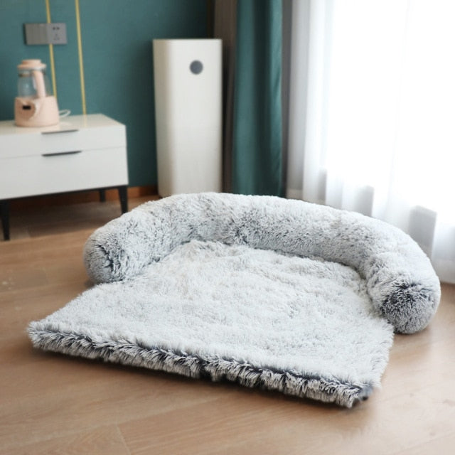Dog Sofa and Bed Cover Calming Plush Mat - foxberryparkproducts