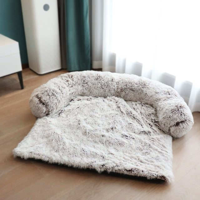 Dog Sofa and Bed Cover Calming Plush Mat - foxberryparkproducts
