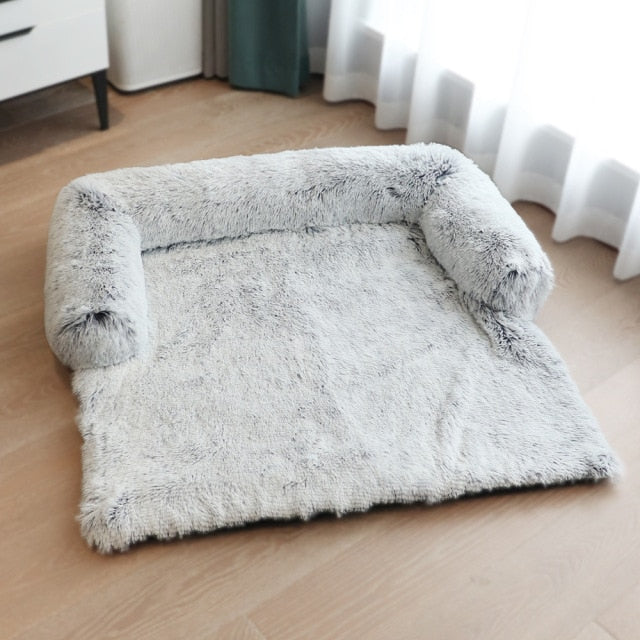 Dog Sofa and Bed Cover Calming Plush Mat - foxberryparkproducts
