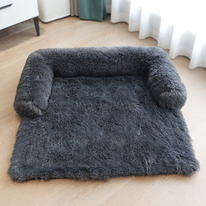 Dog Sofa and Bed Cover Calming Plush Mat - foxberryparkproducts