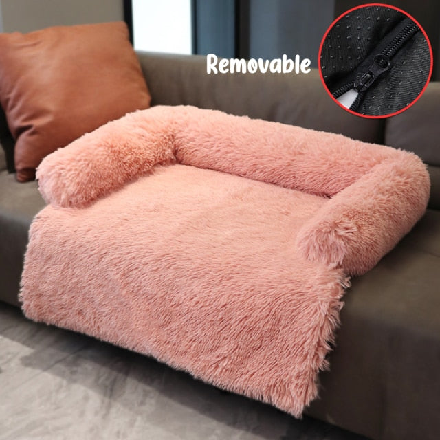 Dog Sofa and Bed Cover Calming Plush Mat - foxberryparkproducts