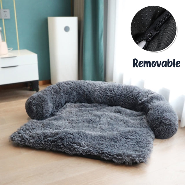 Dog Sofa and Bed Cover Calming Plush Mat - foxberryparkproducts