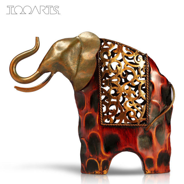 Metal Figurine Rooster Sculpture - foxberryparkproducts