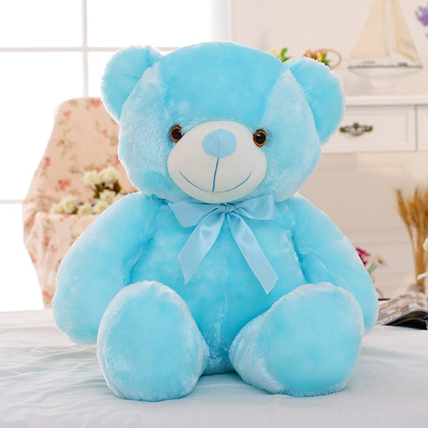 50cm Creative Light Up LED Teddy Bear Christmas Gift for Kids Pillow - foxberryparkproducts