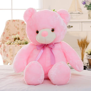 50cm Creative Light Up LED Teddy Bear Christmas Gift for Kids Pillow - foxberryparkproducts