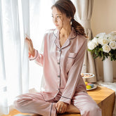 Womens Silk Satin Pajamas - foxberryparkproducts