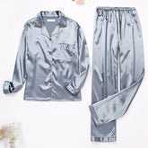 Womens Silk Satin Pajamas - foxberryparkproducts