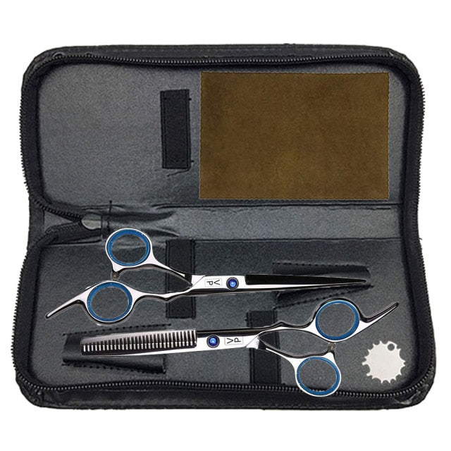 Professional Hairdressing Haircut Scissors Cutting Thinning Tools High Quality Salon Set - foxberryparkproducts