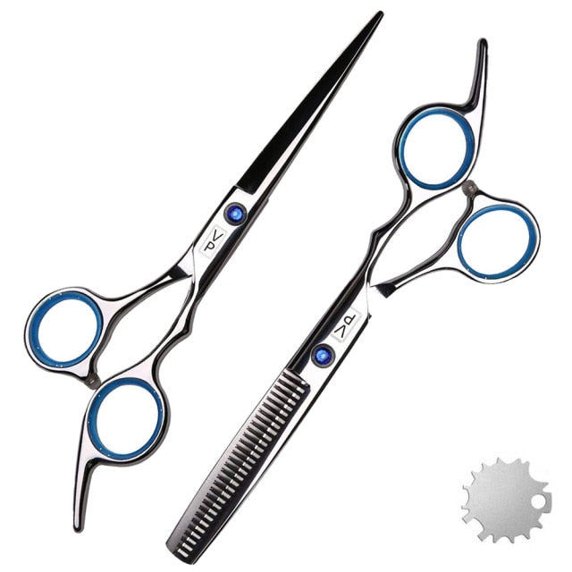 Professional Hairdressing Haircut Scissors Cutting Thinning Tools High Quality Salon Set - foxberryparkproducts