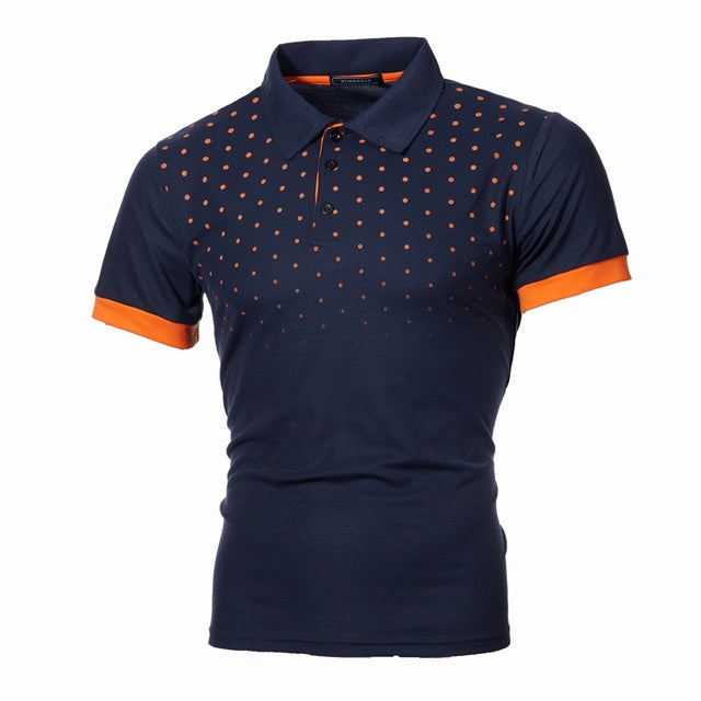 Breathable Men PoloShirt Casual Short Sleeve Male Cotton Shirt - foxberryparkproducts