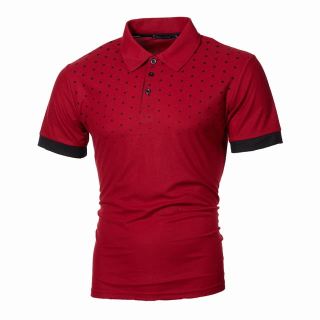 Breathable Men PoloShirt Casual Short Sleeve Male Cotton Shirt - foxberryparkproducts