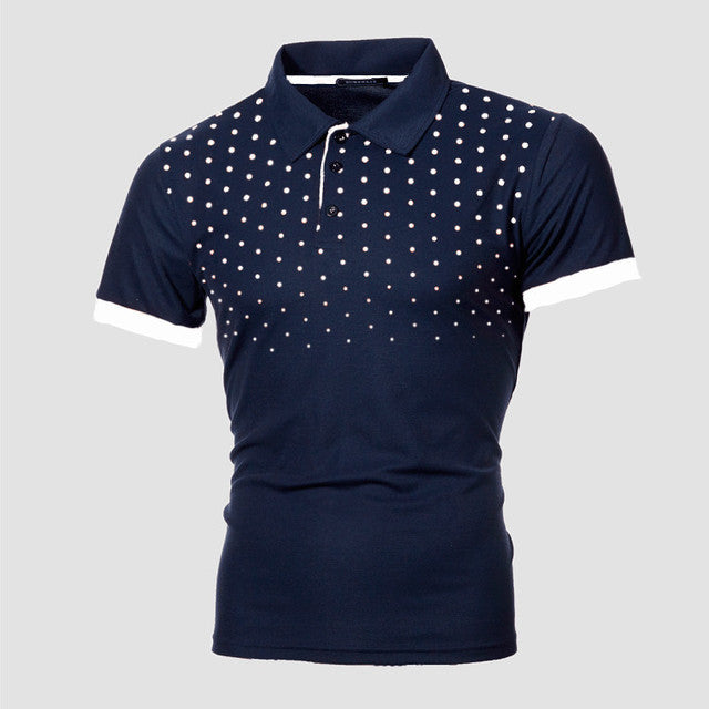 Breathable Men PoloShirt Casual Short Sleeve Male Cotton Shirt - foxberryparkproducts