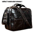 Top Quality Men Real Leather Antique Style 15.6" Laptop Briefcase - foxberryparkproducts
