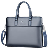 Black  Men Briefcase For Document Laptop Computer - foxberryparkproducts