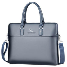 Load image into Gallery viewer, Black  Men Briefcase For Document Laptop Computer - foxberryparkproducts

