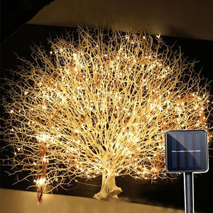 ECLH Outdoor 2Mx10 200LED Solar Vines Branch LED String - foxberryparkproducts