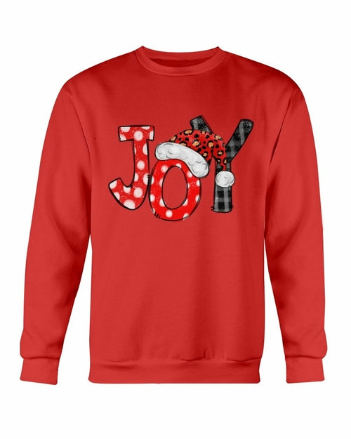 Joy Santa Christmas Sweatshirt - foxberryparkproducts