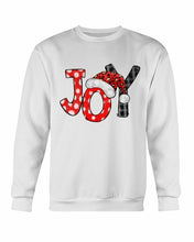 Load image into Gallery viewer, Joy Santa Christmas Sweatshirt - foxberryparkproducts
