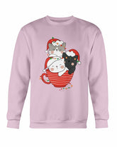 Cute Cats Cup Christmas Sweatshirt - foxberryparkproducts