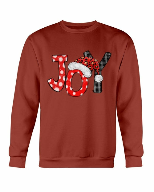 Joy Santa Christmas Sweatshirt - foxberryparkproducts