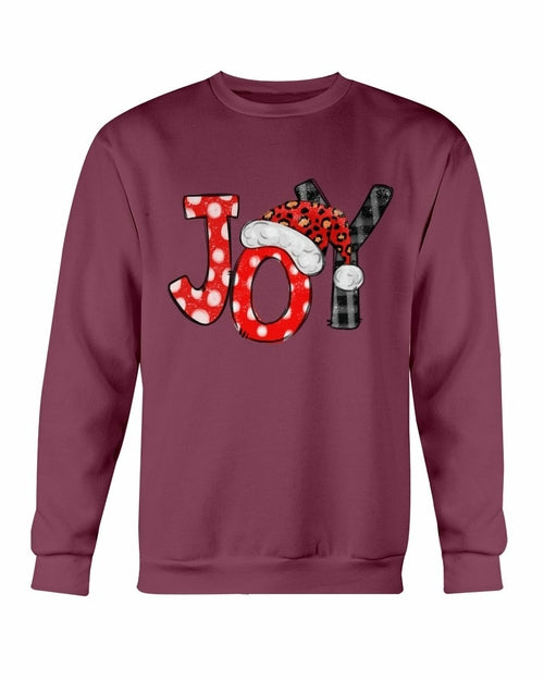 Joy Santa Christmas Sweatshirt - foxberryparkproducts