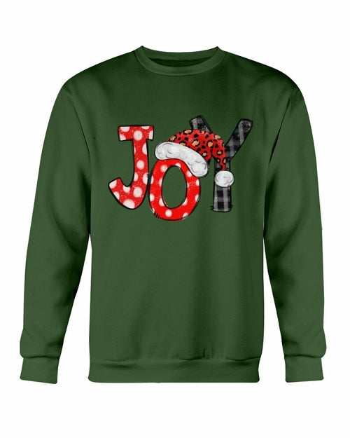 Joy Santa Christmas Sweatshirt - foxberryparkproducts