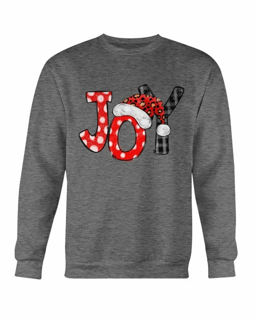 Joy Santa Christmas Sweatshirt - foxberryparkproducts