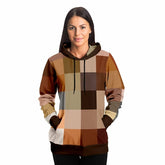 Uniquely You Womens Hoodie - Pullover Sweatshirt - Graphic/Brown - foxberryparkproducts