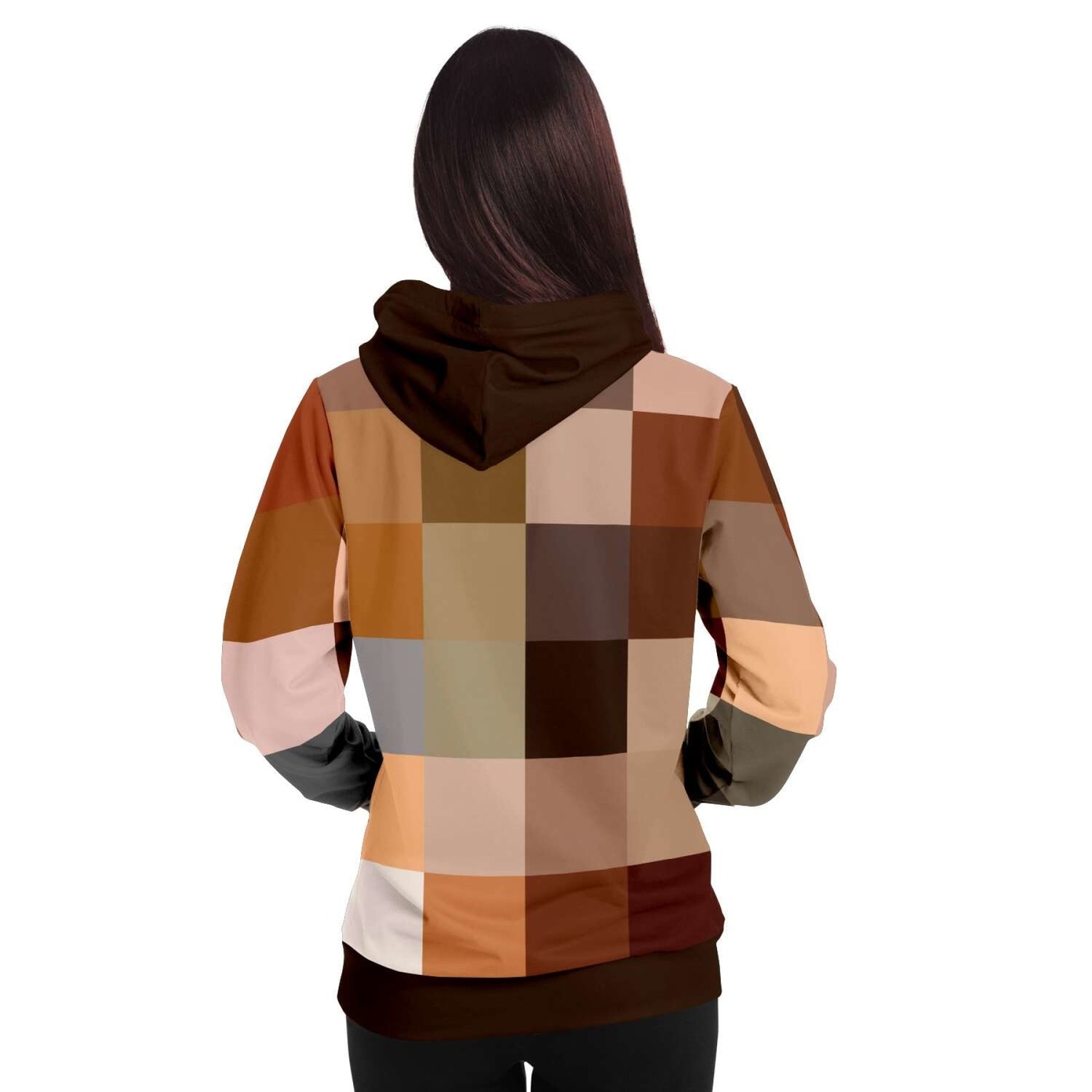 Uniquely You Womens Hoodie - Pullover Sweatshirt - Graphic/Brown - foxberryparkproducts