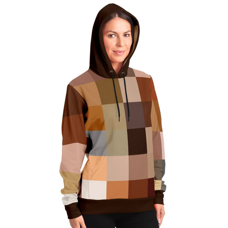 Uniquely You Womens Hoodie - Pullover Sweatshirt - Graphic/Brown - foxberryparkproducts