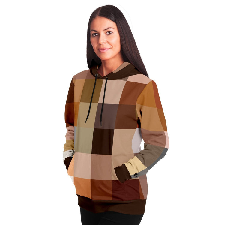 Uniquely You Womens Hoodie - Pullover Sweatshirt - Graphic/Brown - foxberryparkproducts