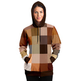 Uniquely You Womens Hoodie - Pullover Sweatshirt - Graphic/Brown - foxberryparkproducts