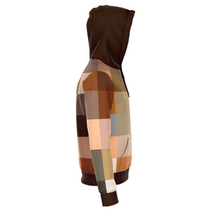 Uniquely You Womens Hoodie - Pullover Sweatshirt - Graphic/Brown - foxberryparkproducts