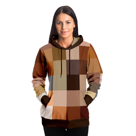 Uniquely You Womens Hoodie - Pullover Sweatshirt - Graphic/Brown - foxberryparkproducts